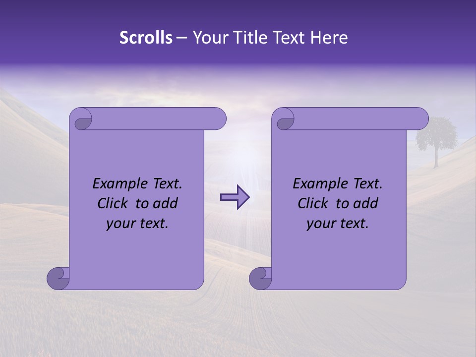 Crucifixion Scene Graphic PowerPoint Template