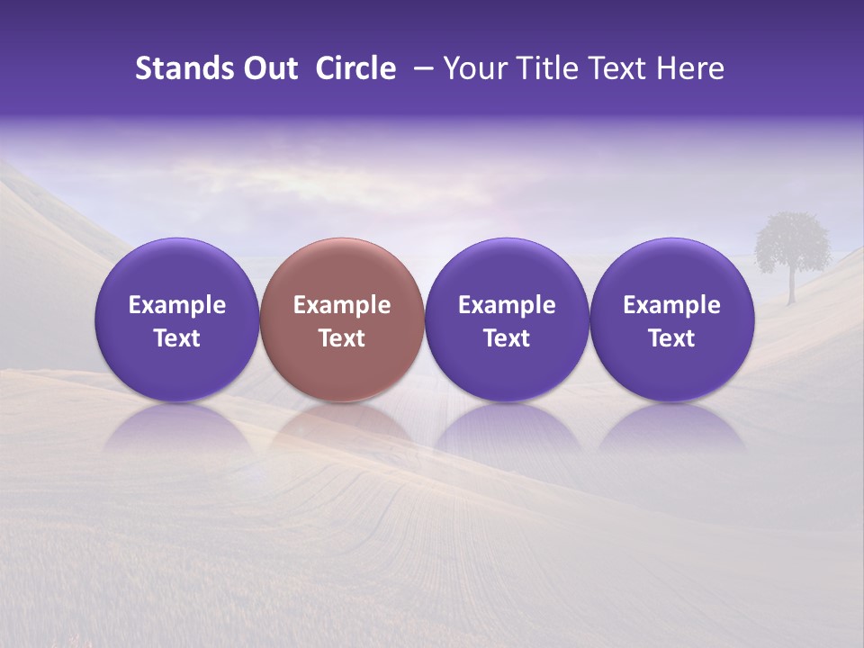 Crucifixion Scene Graphic PowerPoint Template