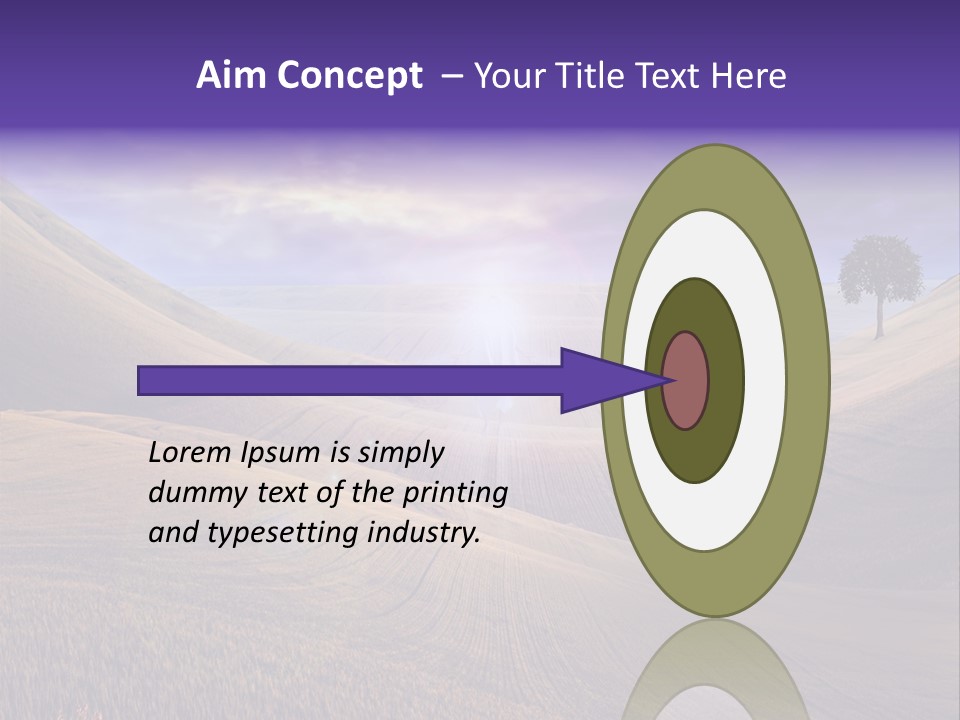 Crucifixion Scene Graphic PowerPoint Template