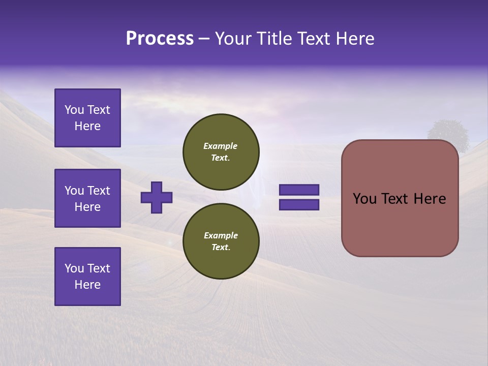 Crucifixion Scene Graphic PowerPoint Template