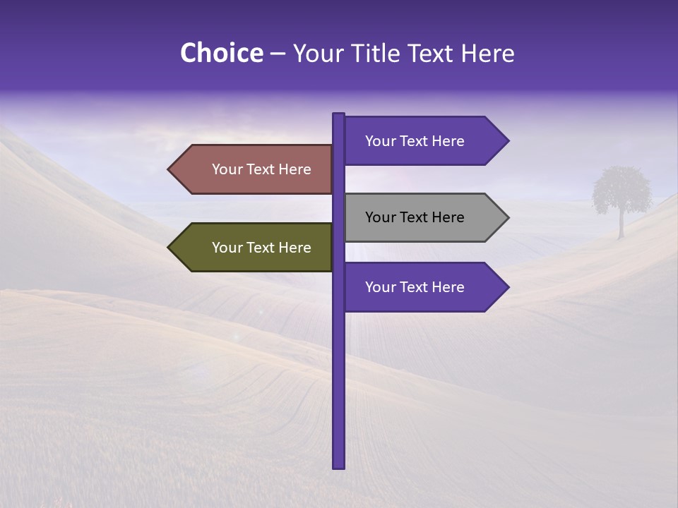 Crucifixion Scene Graphic PowerPoint Template