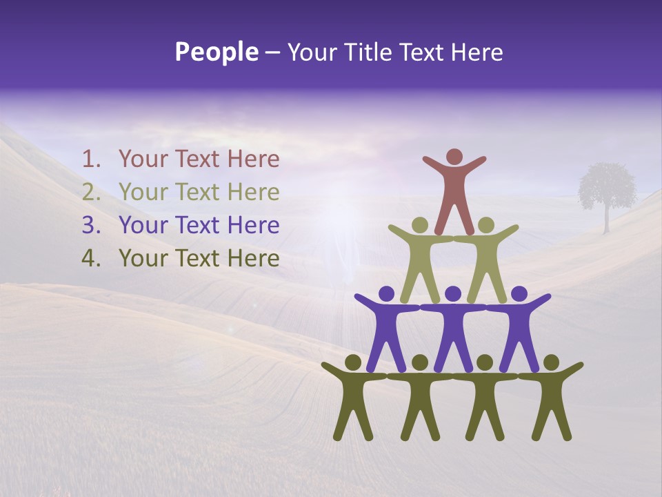 Crucifixion Scene Graphic PowerPoint Template