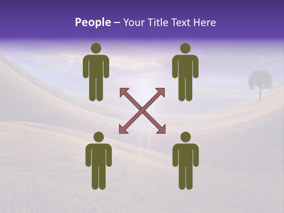 Crucifixion Scene Graphic PowerPoint Template