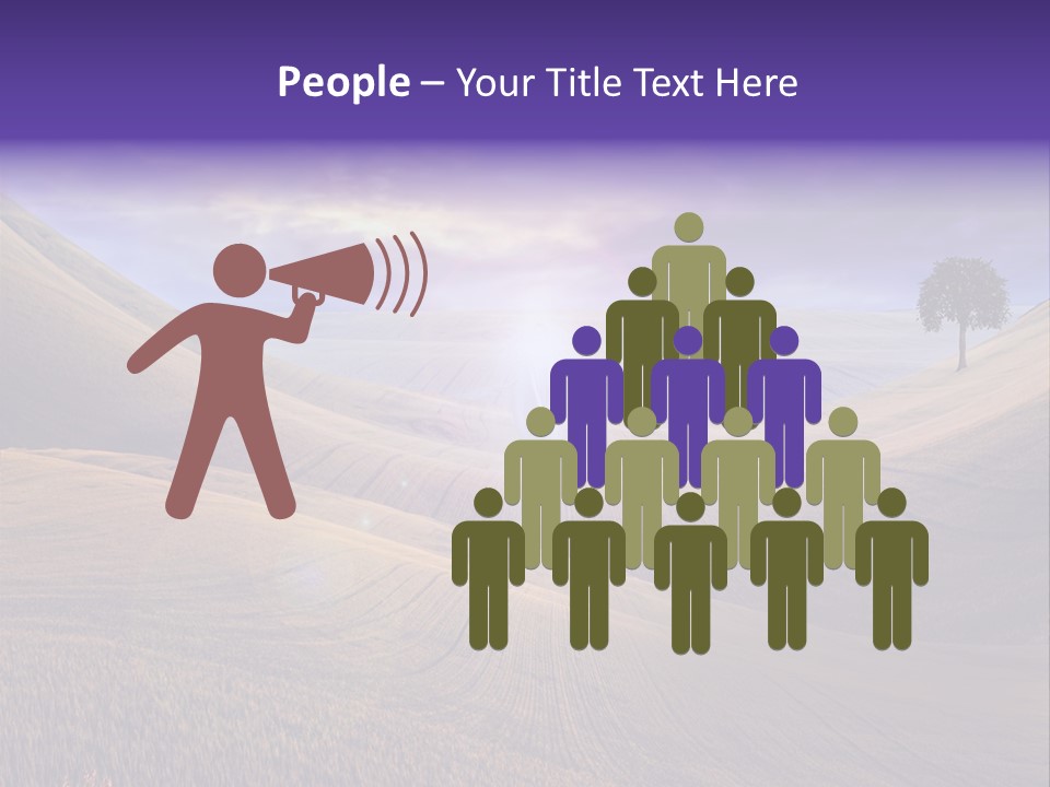 Crucifixion Scene Graphic PowerPoint Template