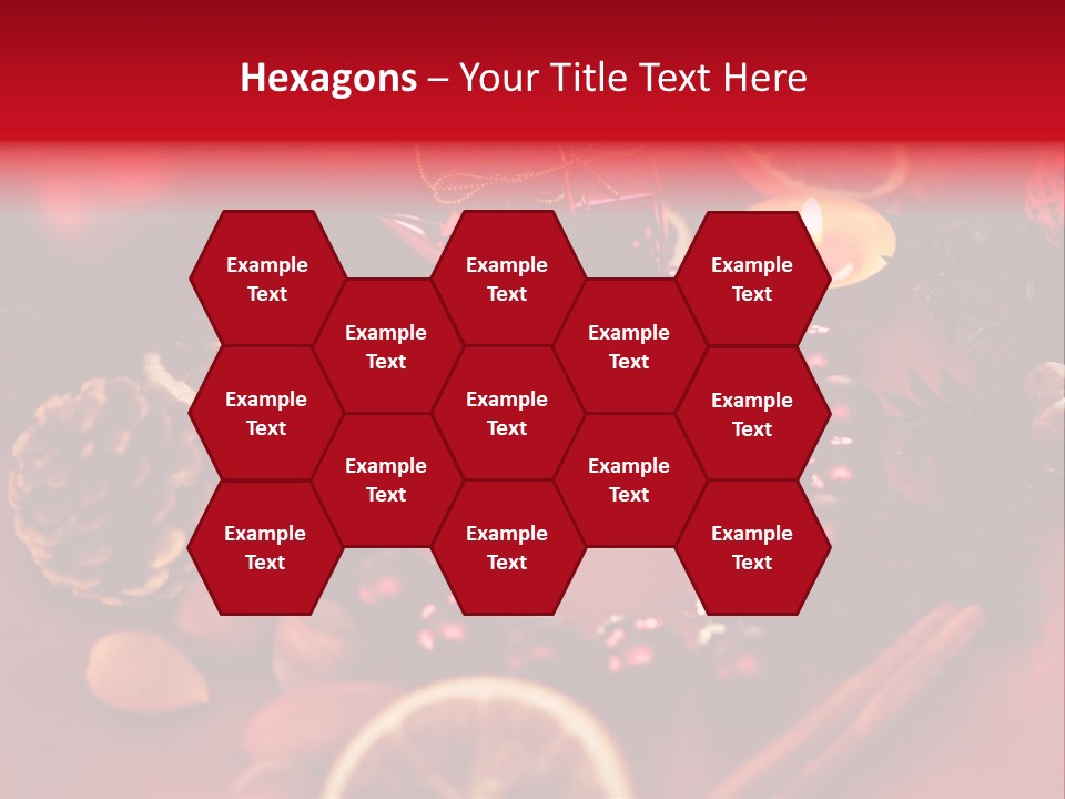 Christmas Eve Orange Bullet PowerPoint Template