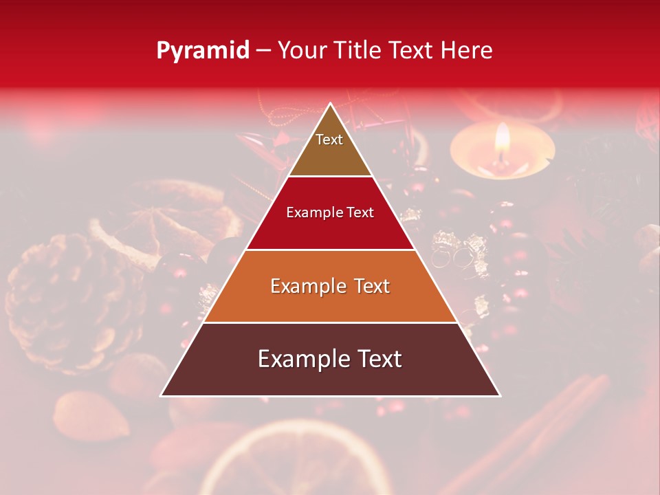 Christmas Eve Orange Bullet PowerPoint Template