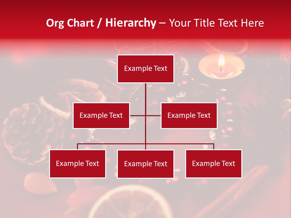 Christmas Eve Orange Bullet PowerPoint Template