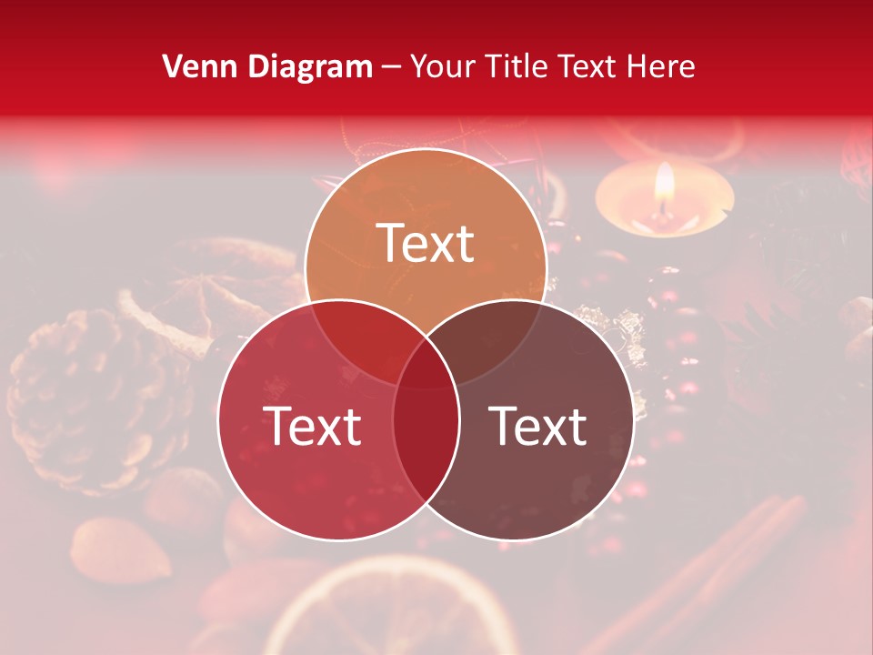 Christmas Eve Orange Bullet PowerPoint Template