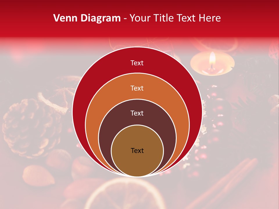 Christmas Eve Orange Bullet PowerPoint Template