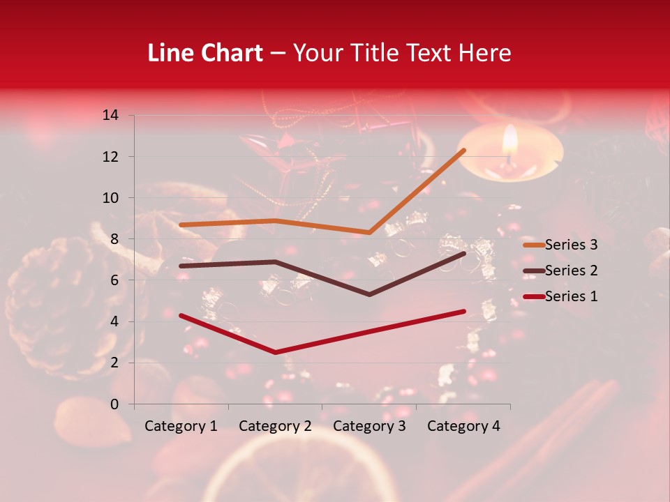 Christmas Eve Orange Bullet PowerPoint Template