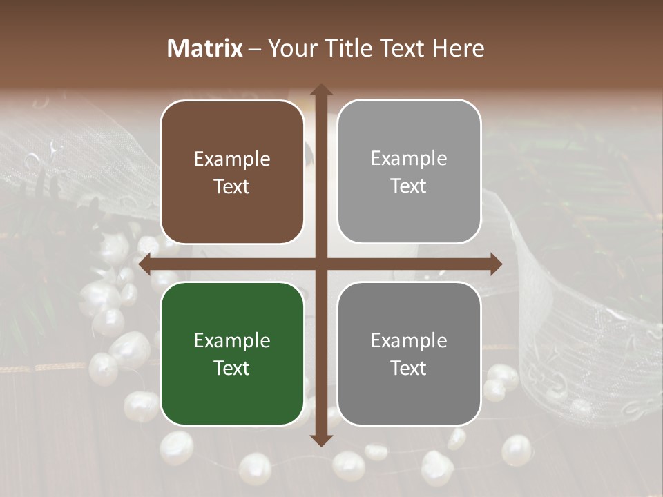 Decoration Christmastide Twig PowerPoint Template