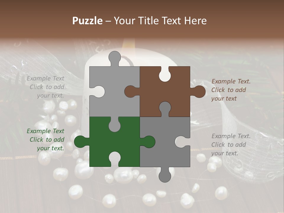 Decoration Christmastide Twig PowerPoint Template