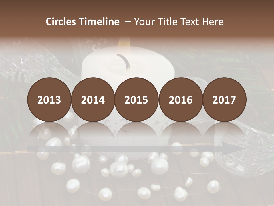 Decoration Christmastide Twig PowerPoint Template