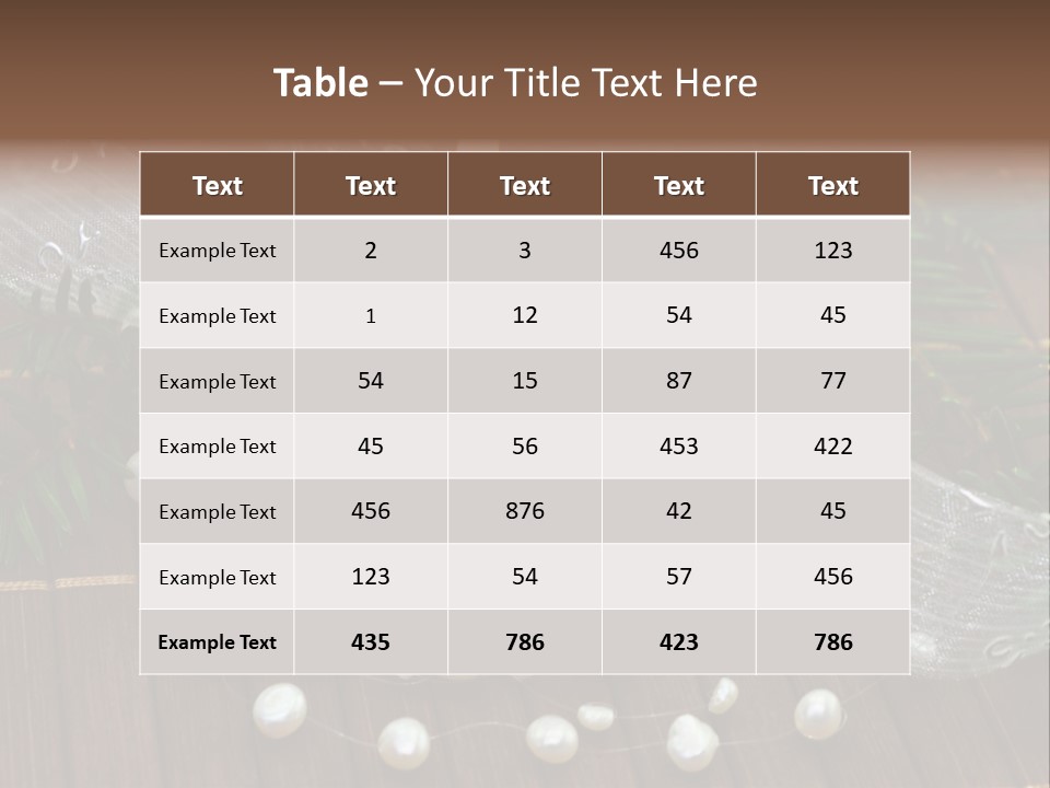 Decoration Christmastide Twig PowerPoint Template
