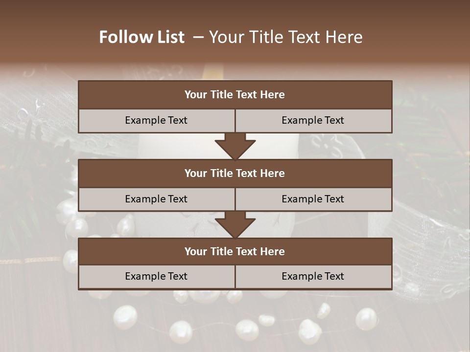 Decoration Christmastide Twig PowerPoint Template
