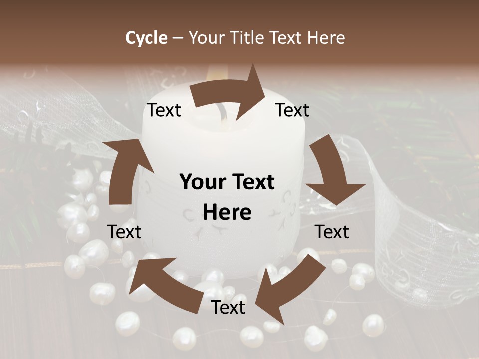 Decoration Christmastide Twig PowerPoint Template