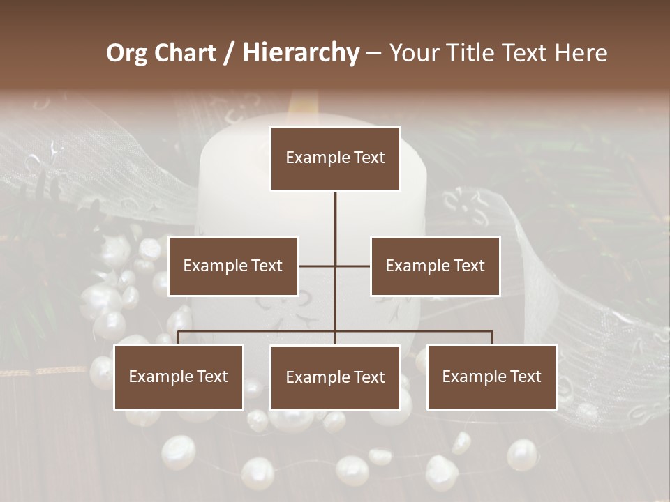 Decoration Christmastide Twig PowerPoint Template