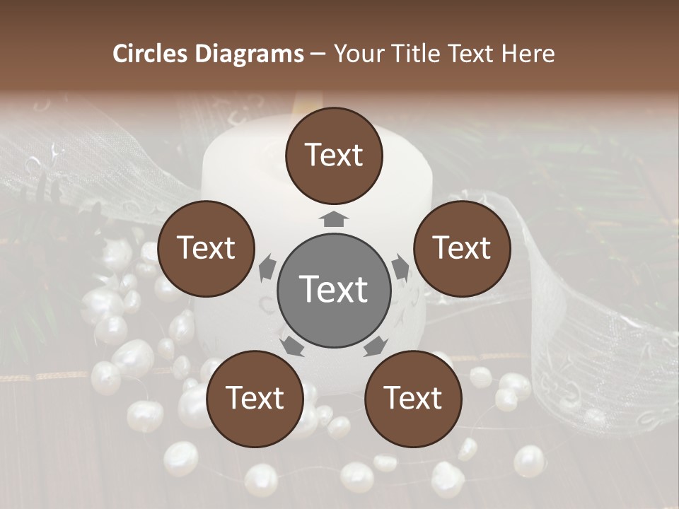 Decoration Christmastide Twig PowerPoint Template