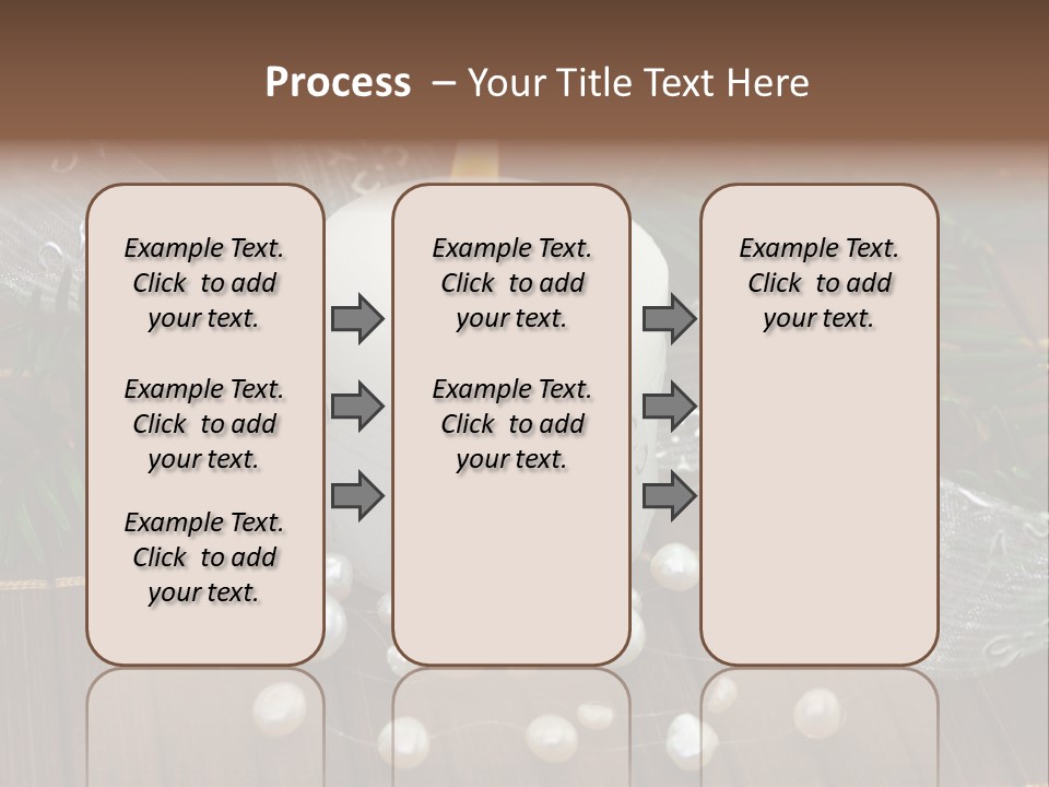 Decoration Christmastide Twig PowerPoint Template