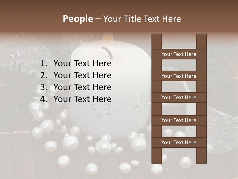 Decoration Christmastide Twig PowerPoint Template