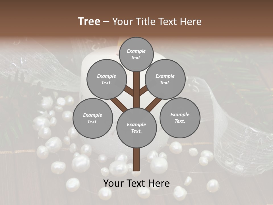 Decoration Christmastide Twig PowerPoint Template