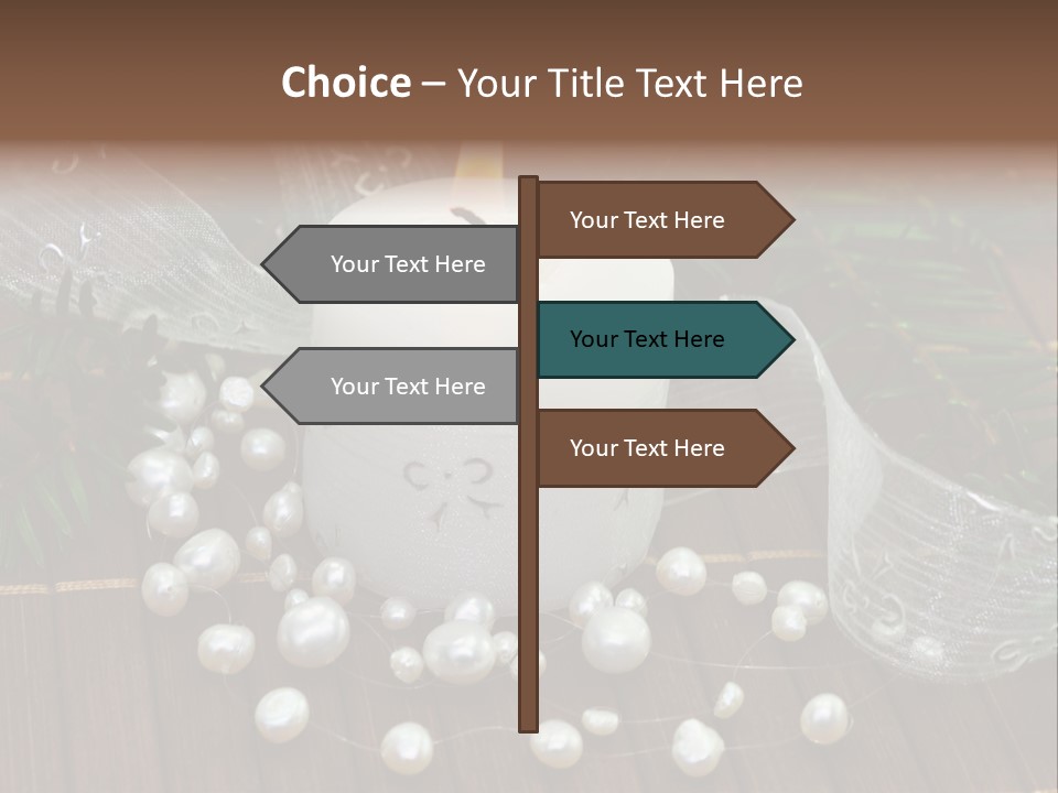 Decoration Christmastide Twig PowerPoint Template