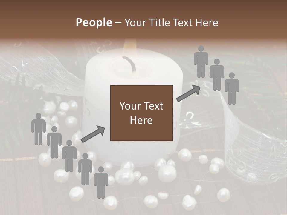 Decoration Christmastide Twig PowerPoint Template