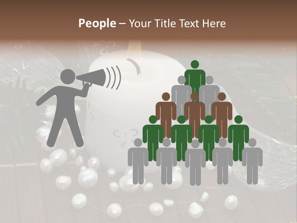 Decoration Christmastide Twig PowerPoint Template