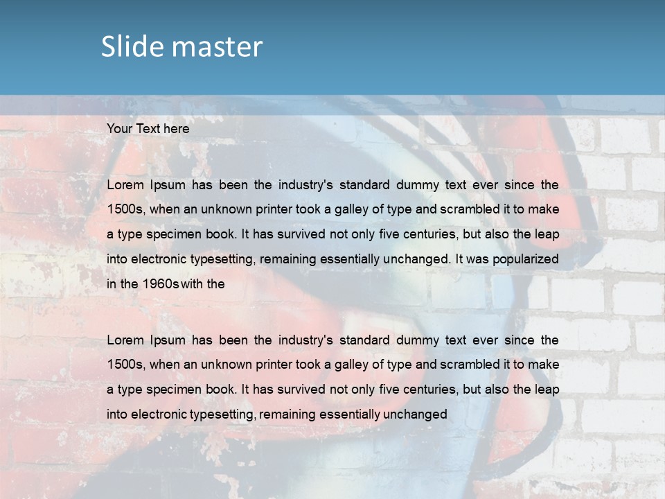Abstract Idea Deface PowerPoint Template