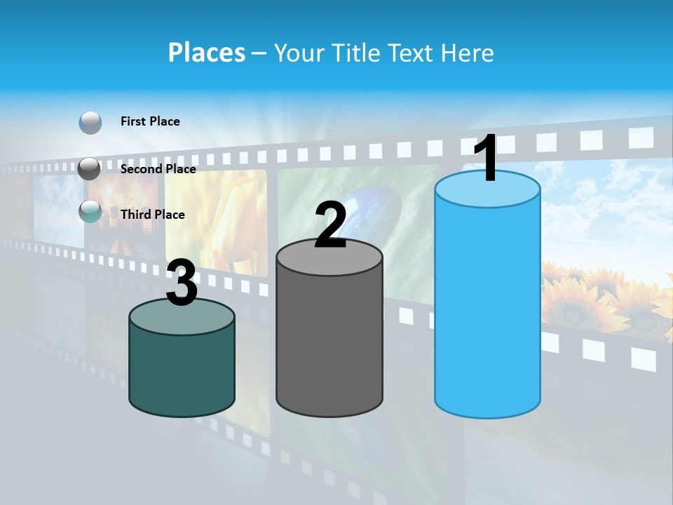 Stream Reflective Watch PowerPoint Template