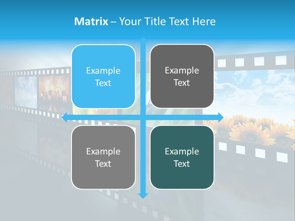 Stream Reflective Watch PowerPoint Template