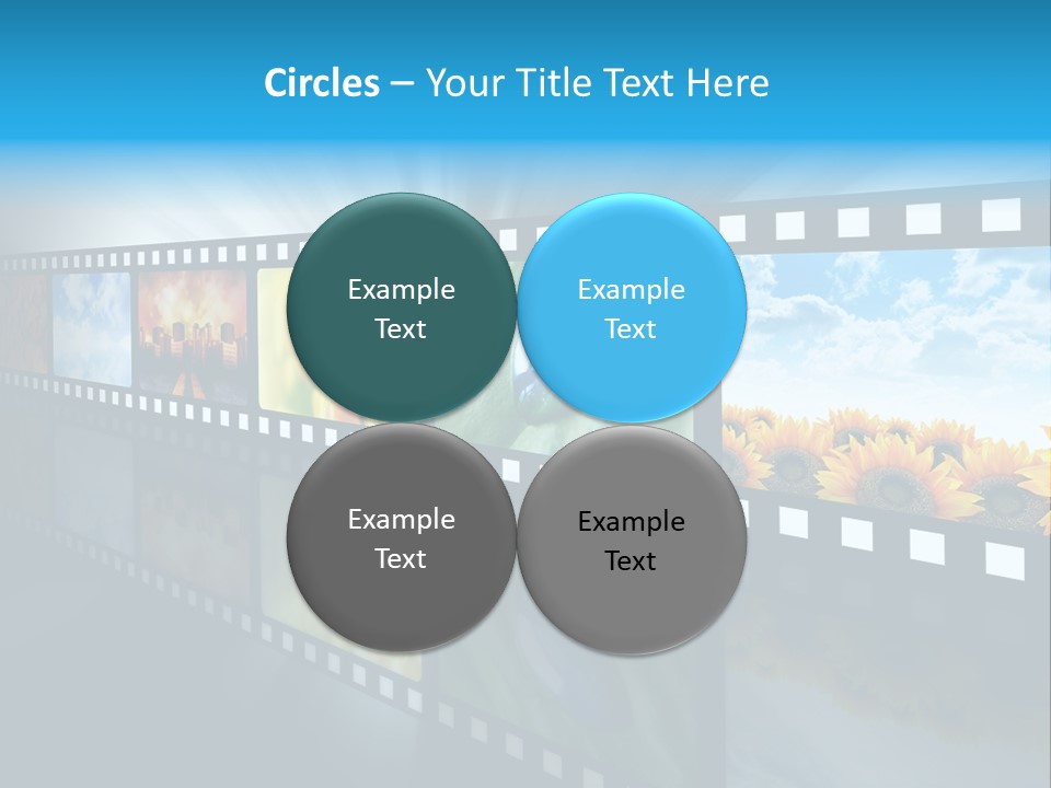 Stream Reflective Watch PowerPoint Template