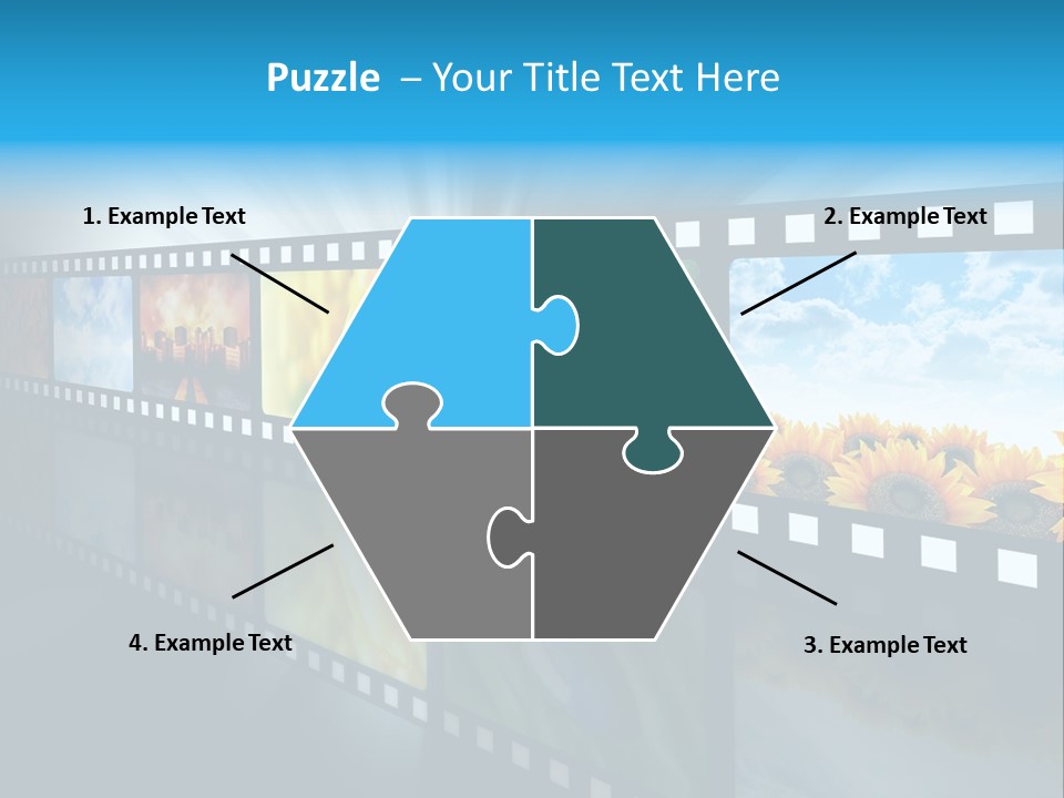 Stream Reflective Watch PowerPoint Template