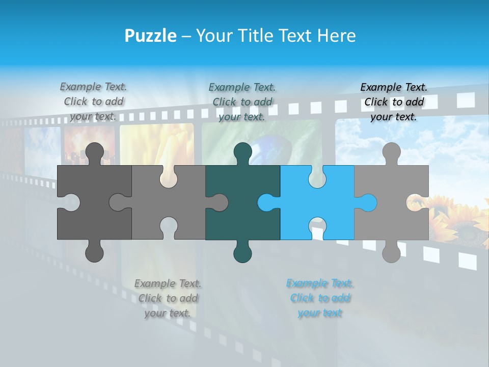 Stream Reflective Watch PowerPoint Template