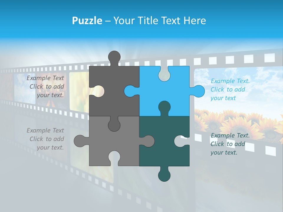 Stream Reflective Watch PowerPoint Template