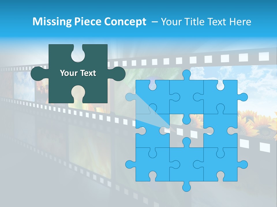 Stream Reflective Watch PowerPoint Template