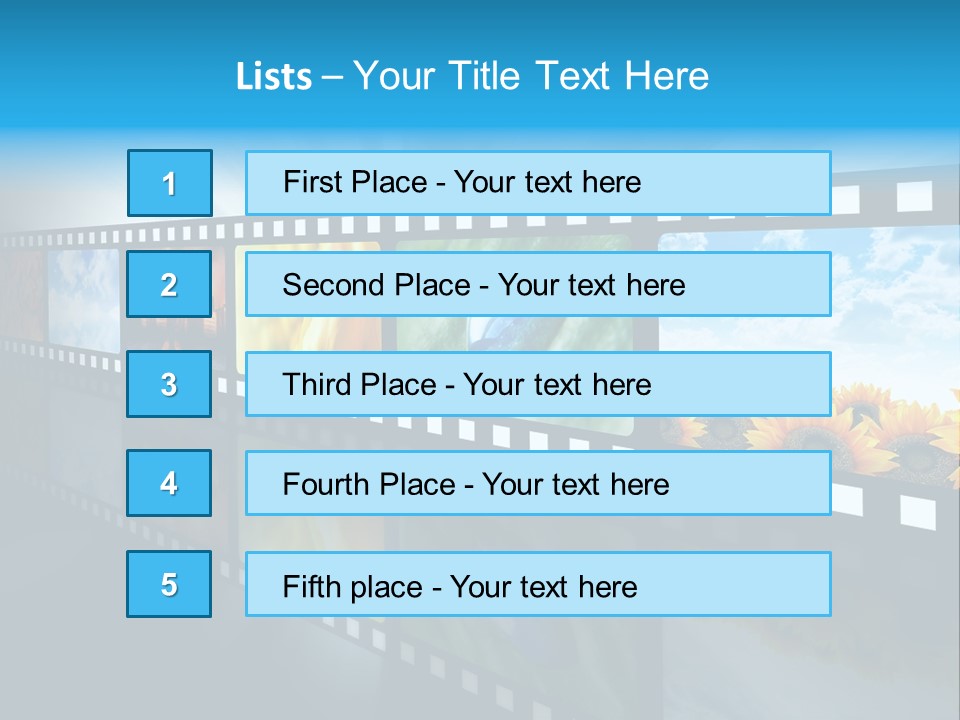 Stream Reflective Watch PowerPoint Template