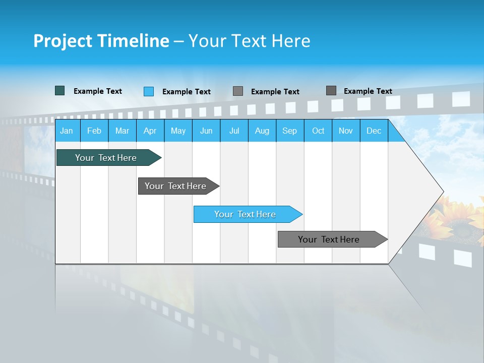 Stream Reflective Watch PowerPoint Template