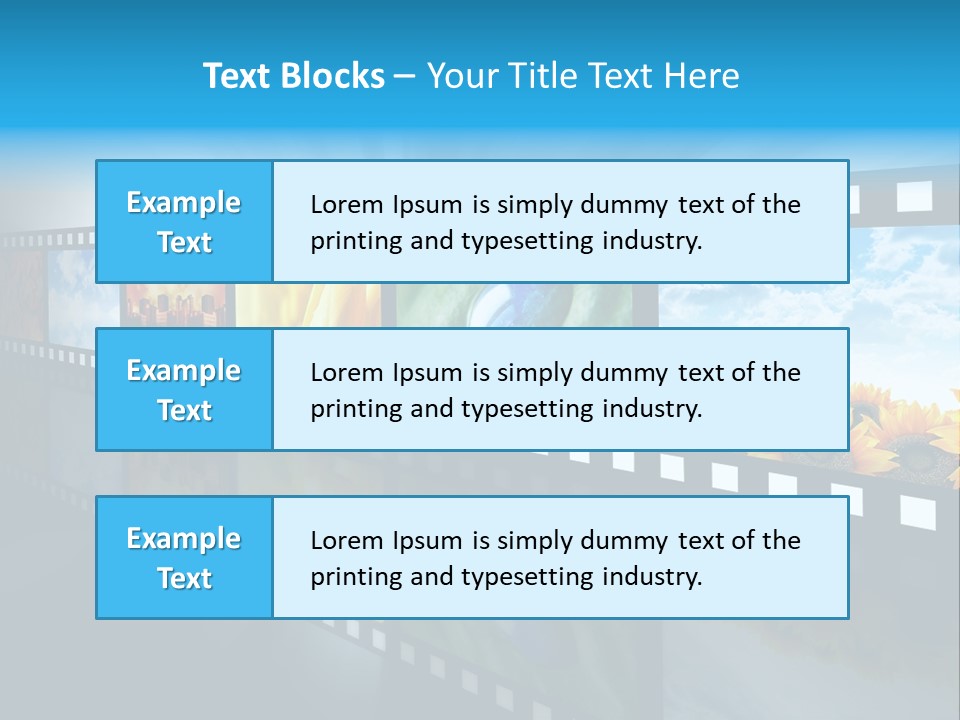 Stream Reflective Watch PowerPoint Template