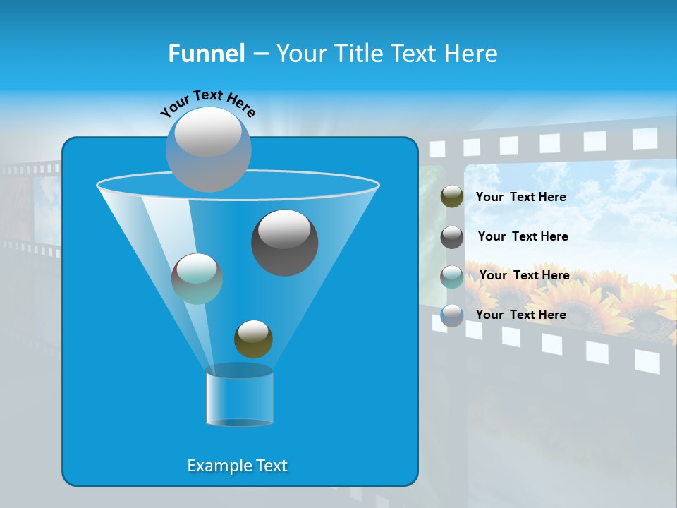 Stream Reflective Watch PowerPoint Template