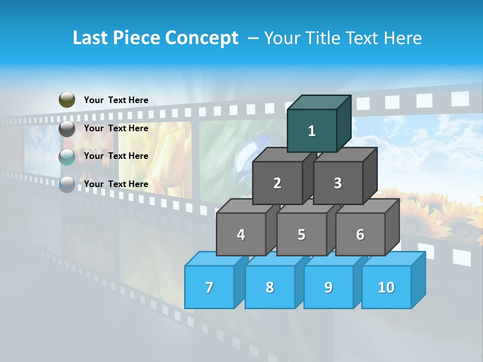 Stream Reflective Watch PowerPoint Template