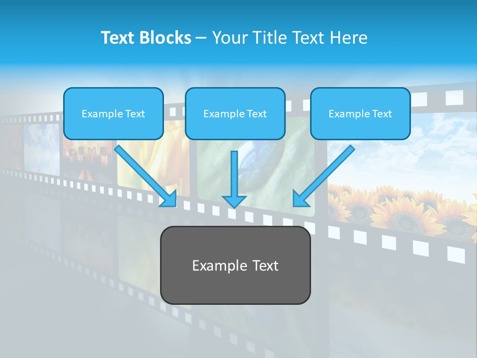Stream Reflective Watch PowerPoint Template
