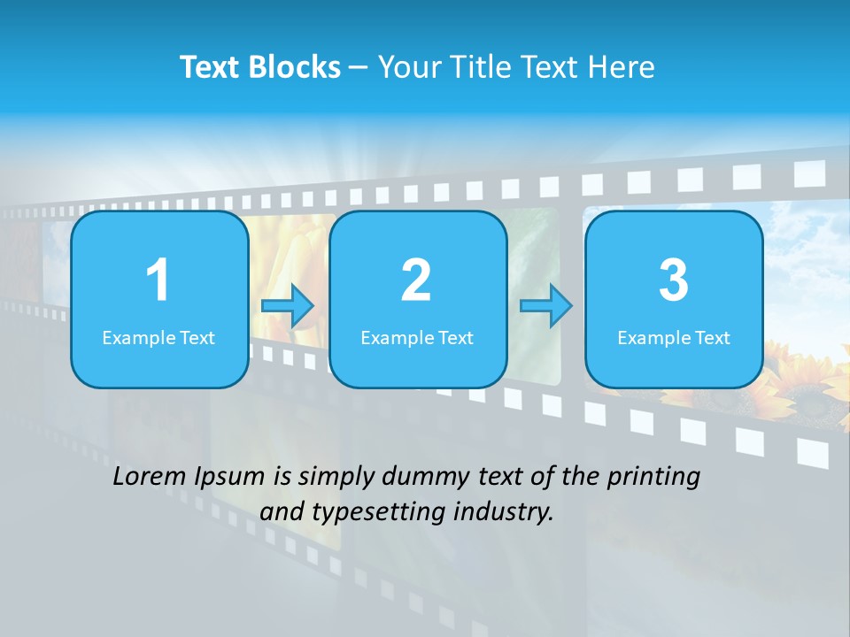 Stream Reflective Watch PowerPoint Template