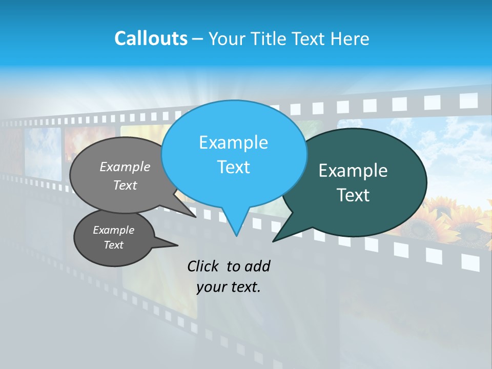 Stream Reflective Watch PowerPoint Template