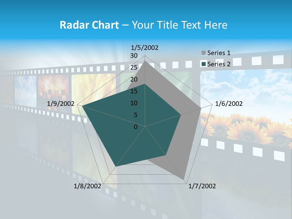 Stream Reflective Watch PowerPoint Template