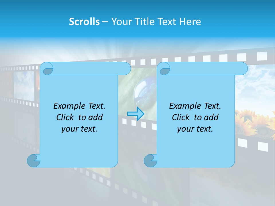 Stream Reflective Watch PowerPoint Template
