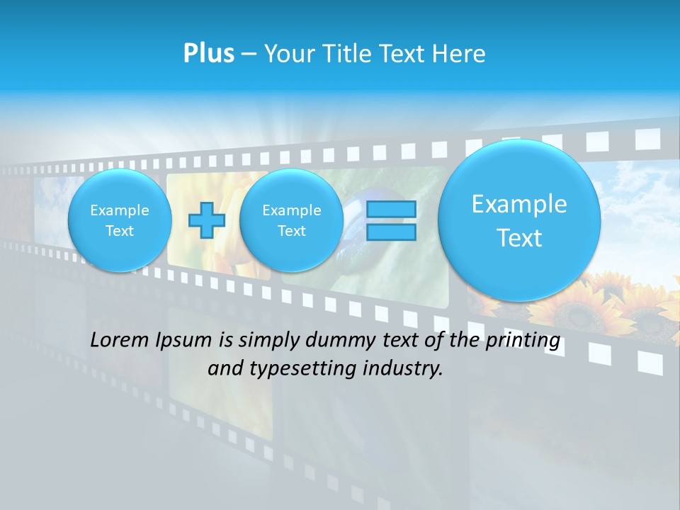 Stream Reflective Watch PowerPoint Template