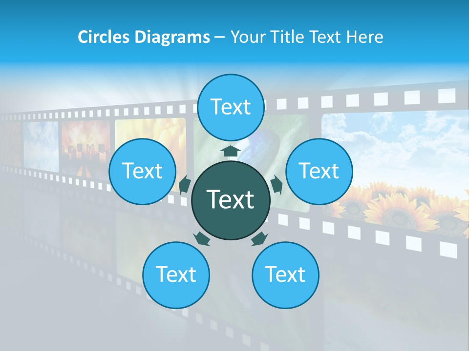 Stream Reflective Watch PowerPoint Template
