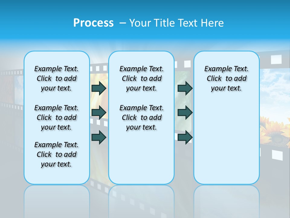 Stream Reflective Watch PowerPoint Template