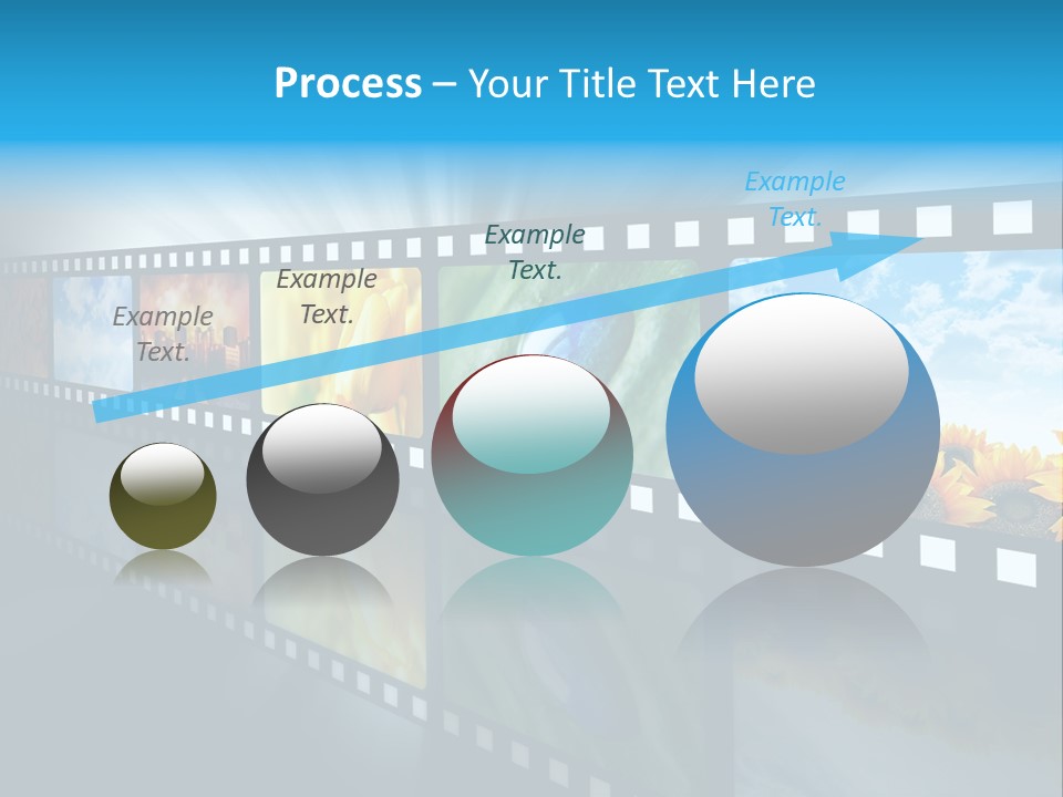 Stream Reflective Watch PowerPoint Template